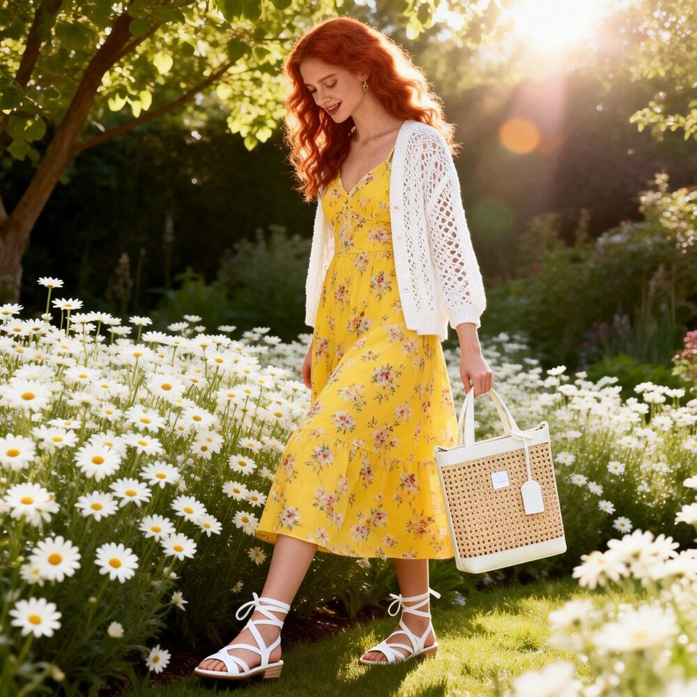 3842 Beach Bag, Bamboo Openwork Straw Bag Stitched Leather, With Adjustable - Picture 3 of 9